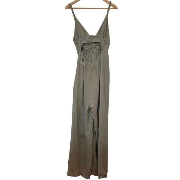 Dear John Imani Strap Jumpsuit Sweet Olive Size L - Picture 4 of 9